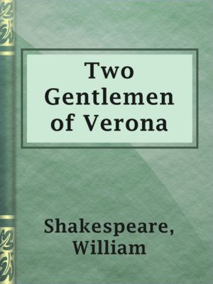 Two Gentlemen of Verona - ebook
